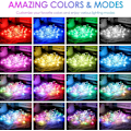 Pikkukuva 2 / 7: RGB-keijuketjut, 100 LED-keijuketjut, synkronointi musiikin kanssa, USB-virta