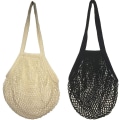 Miniatyrbillede 1 af 5: Shopping Net, 2-pak Genanvendelig Shopping Net Foldbar Mesh Shoppin
