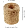 Miniatyrbild 2 av 6: Raffia papper hantverk band förpackningspapper snöre