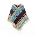 Pikkukuva 1 / 5: Naisten ponchot, naisten ponchot ja huivit Talvi Retro Tyylisuuntainen Poncho Huivi Naisille - Sininen