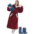 Pikkukuva 4 / 5: Puettava oversized-huppari, Sherpa-fleece-pitkähihainen paita, jossa L
