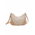 Miniatyrbild 1 av 5: Handväska i läder för kvinnor, axelväska för kvinnor, crossbody-väska för kvinnor, axelväska med armhåla med förlängd justerbar axelrem - beige beige