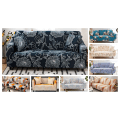 Miniatyrbilde 2 av 7: Stretch Sofa Trekk Trykte Sofa Trekk Lenestol Trekk for Sofaer Elastisk Universal Møbelbeskytter med Putetrekk - Stil 13 Large