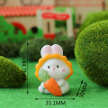 Miniatyrbillede 7 af 7: 6 stk. nye japanske tegneserie kanin søde mini skrivebordskontor decora