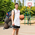 Miniatyrbillede 6 af 6: Boldpose Stor Net Mesh Taske til Foldbar Nylon Net Taske