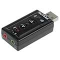 Miniatyrbilde 1 av 5: Bærbar datamaskin stasjonær USB ekstern 7.1 frittstående lydkort datamaskin A
