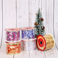 Miniatyrbillede 2 af 5: 5 stk. varm stempling noter julebånd, DIY juletræ