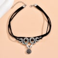 Miniatyrbillede 2 af 5: Labradorit Slange Choker Halskæde Choker Halskæde Slange Halskæde
