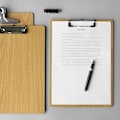 Miniatyrbillede 2 af 5: A4 bærbar træ skriveplade fil hardboard