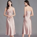Miniatyrbillede 1 af 5: Store camisole pyjamas i silkeimitation XXL