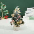 Miniatyrbild 3 av 5: 6 Nya Mini Julgran Jul Bordsdekorationer Jul Tr