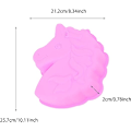 Miniatyrbild 3 av 5: Enhörningskakform Rosa Enhörningskakform Silikon Enhörningskakform M