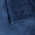 Miniatyrbillede 5 af 6: Marineblå Fleece Tæpper til Sofa og Seng, Hyggeligt Fuzzy Tæppe,