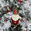 Miniatyrbillede 2 af 5: 3 stk. B-stil juledekorationer gammel mand snemand elg Ch