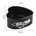 Miniatyrbilde 1 av 4: Non-stick hjerteformet form 11 cm