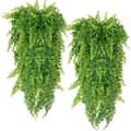 2-pack konstgjorda hängande rankor konstgjorda murgröna-ormbunkar för