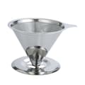 Miniatyrbilde 1 av 5: Kaffefilter - Rustfritt stål - Vaskbart og gjenbrukbart - Nettingdesign - Høy kvalitet