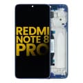 LCD-enhet med ram för Xiaomi Redmi Note 8 Pro (renoverad) (blå) blå