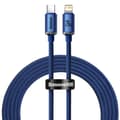 Baseus kabel Crystal Shine USB-C - Lightning 2,0 m 20W blå blå