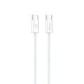 T-PHOX CC15 SERIES USB-C / USB-C-kabel 60W 3A vit vit