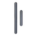 Hårda knappar (ström / volym) för Xiaomi Redmi Note 8 / Note 8T (Space Black) svart
