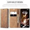 Miniatyrbillede 5 af 9: CaseMe 0013 Læder Wallet Case til iPhone 16 pro max brun brown