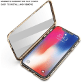 Miniatyrbild 7 av 9: magnet fodral med härdat glas för iphone Xs max lila "Purple"
"Lila"