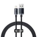 Baseus kabel Crystal Shine USB - Lightning 1,2 m 2,4A svart svart