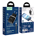 Miniatyrbild 1 av 2: HOCO N4  Laddare + Type-C kabel Svart