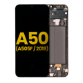 OLED-enhet med ram för Samsung Galaxy A50 (A505F / 2019) (Renoverad) (Alla färger)