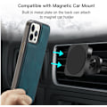 Miniatyrbild 4 av 6: JEEHOOD 3i1vikbar plånboksfodral till iphone 13pro |svart svart