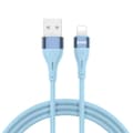 BWOO kabel USB - Lightning 1m 3A Minimalist Silikon blå X280L blå