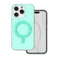 Bubble Dots Mag skal för iPhone 14 Pro grön grön