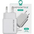 AmpSentrix 20W Dubbelport (USB-C + USB-A) (220V / EU-kontakt)
