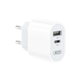 Miniatyrbild 3 av 4: 20W 1x USB-C vit + Lightning - USB-C-2m kabel