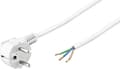 goobay NK 103 W Strömkabel 2m vit vit
