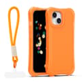 Safepop skal med rem för iPhone 15 orange orange