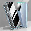 Miniatyrbild 1 av 6: sekretess doubelfodral för Samsung S21 blå blå