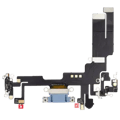 Laddningsport Flexkabel för iPhone 14 (Eftermarknad Plus) (Blå) blå