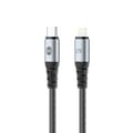 Forever Braix-kabel USB-C - Lightning 1,0 m 27W svart svart