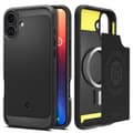 Spigen Rugged Armor Mag Magsafe-fodral för iPhone 16 matt svart svart