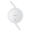 Baseus Free2Pull Mini Laddningskabel USB-C till USB-C 60W 1m Månvit vit