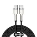 Baseus kabel Cafule Metal PD USB-C - USB-C 2,0 m svart 100W svart