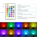 Miniatyrbild 2 av 3: 2 st E14 RGB LED-lampa 16 Färg flerfärgad