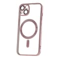Chrome Mag-skal för iPhone 17 Pro Max, roséguld guld