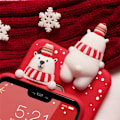 Miniatyrbild 4 av 6: jultomtefodral för iphone 12