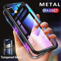 Miniatyrbild 1 av 9: magnet fodral med härdat glas för iphone Xs max grön "Green"
"Grön"