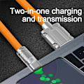 Miniatyrbild 4 av 6: 2m Supersnabbladdning USBC-Lightning kabel  vit vit