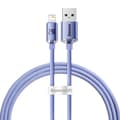 Baseus kabel Crystal Shine USB - Lightning 1,2 m 2,4A lila lila