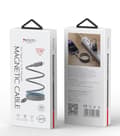 Miniatyrbild 2 av 2: YESIDO MAGNETKABEL CA172L 27W TYPE-C/LIGHTNING 1M 3A GRÅ